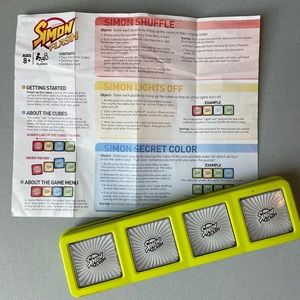 Simon Flash cube game by Hasbro